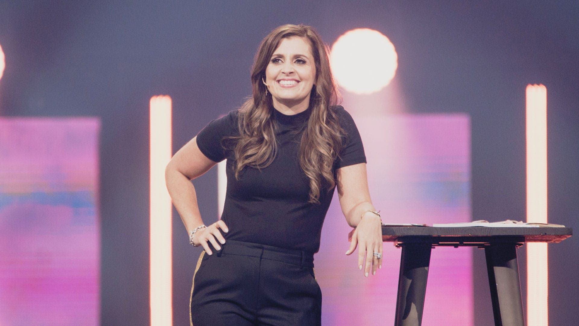 Holly Furtick preaching the sermon: 'Support System'