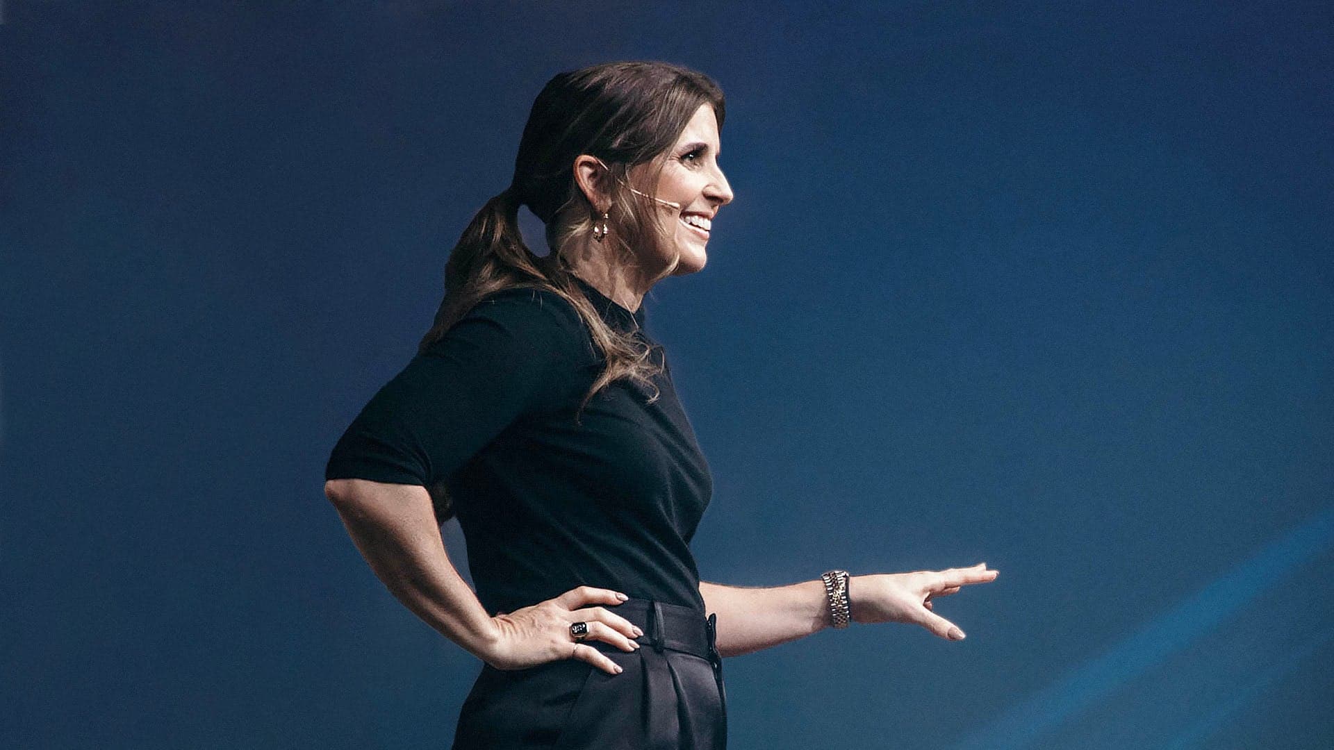 Holly Furtick preaching the sermon: 'Shut Up And Shine'