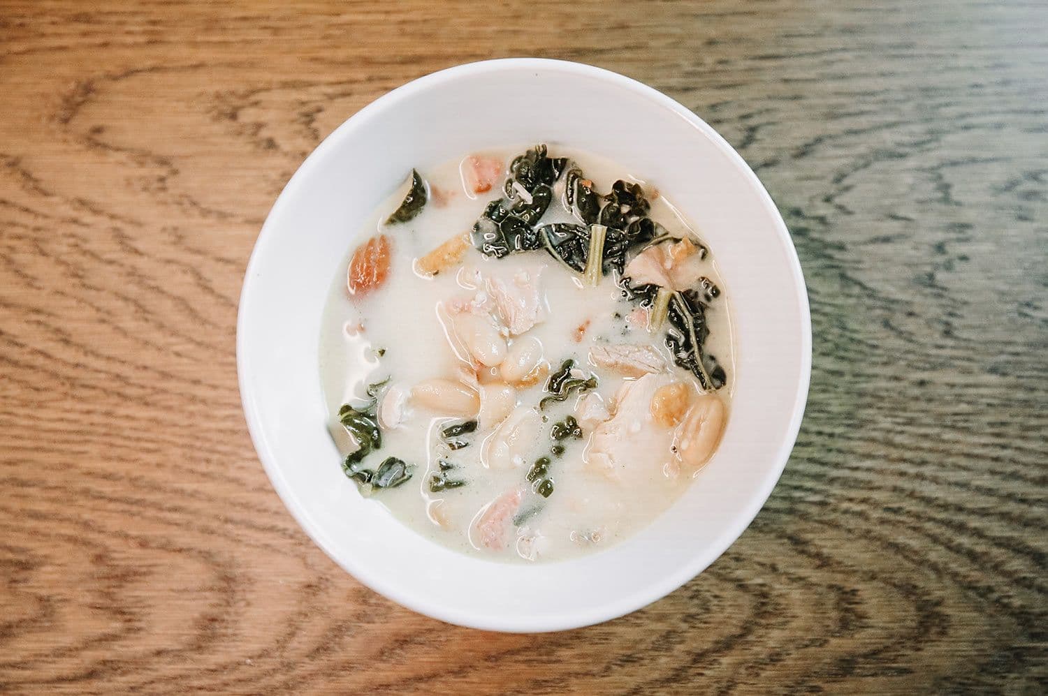 Healthy Sausage, Chicken & Kale Soup!