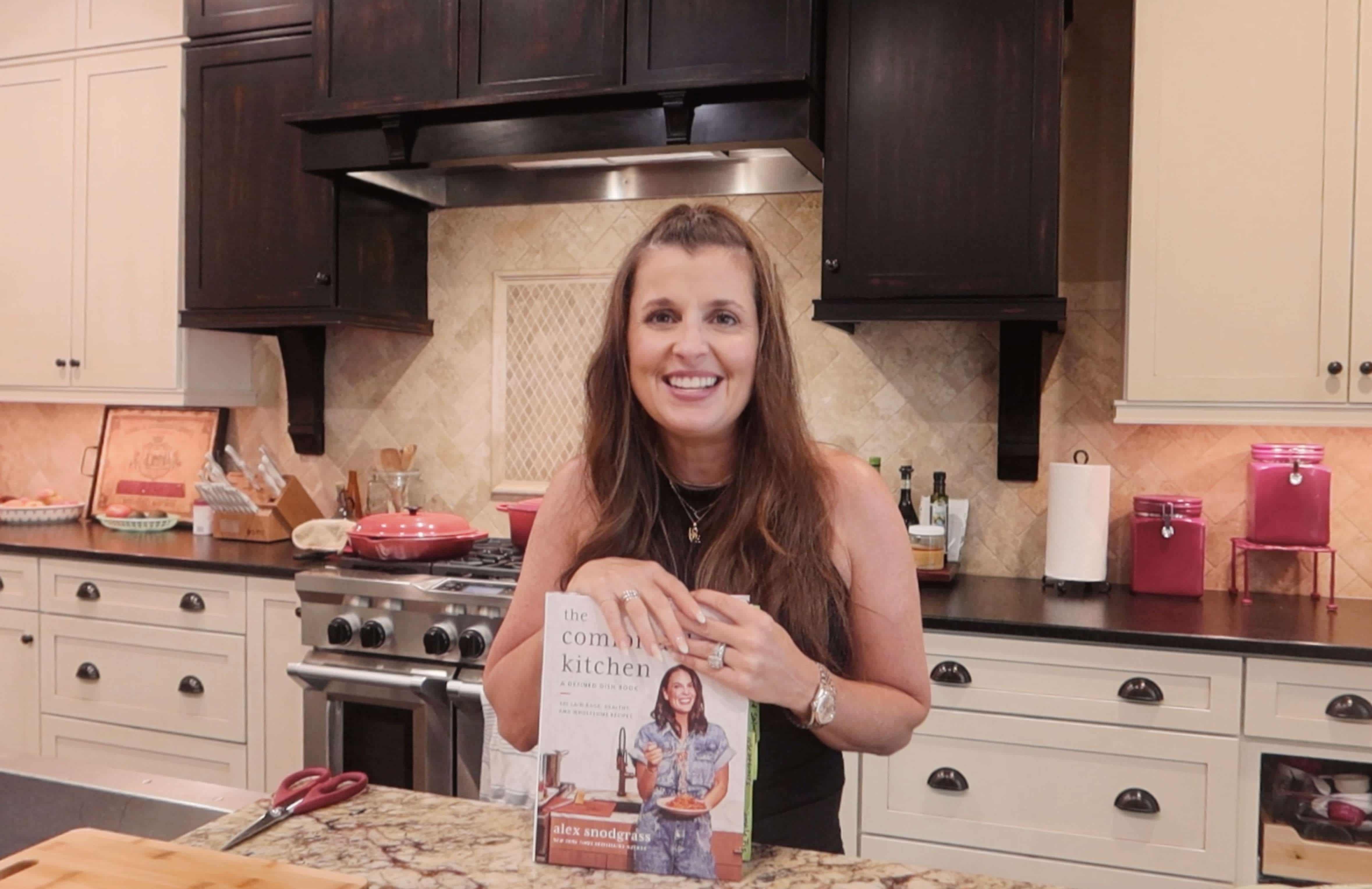 Holly in her kitchen