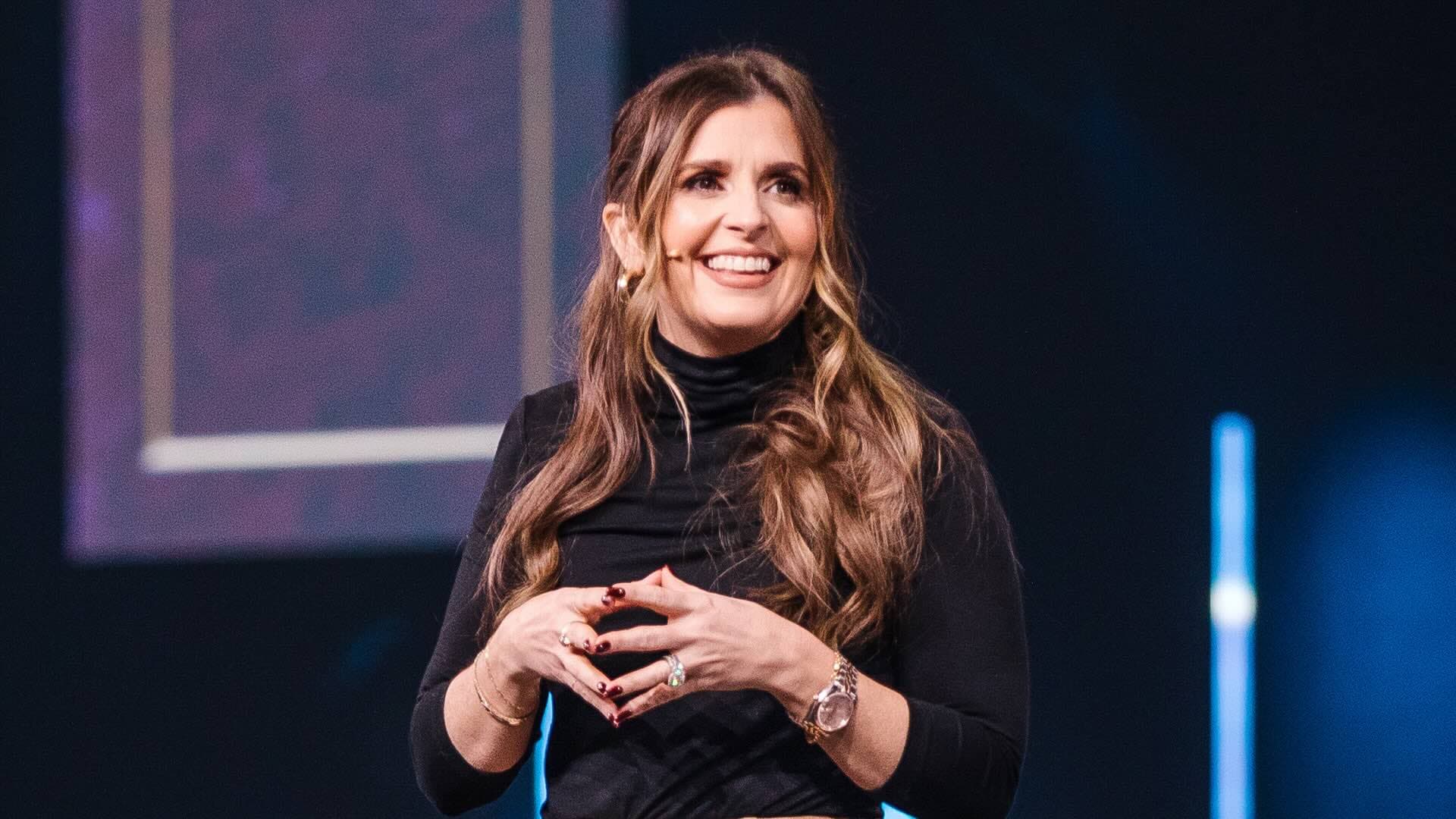 Holly Furtick preaching the sermon: 'The Bread Is In Your Hands (Holly Furtick)'