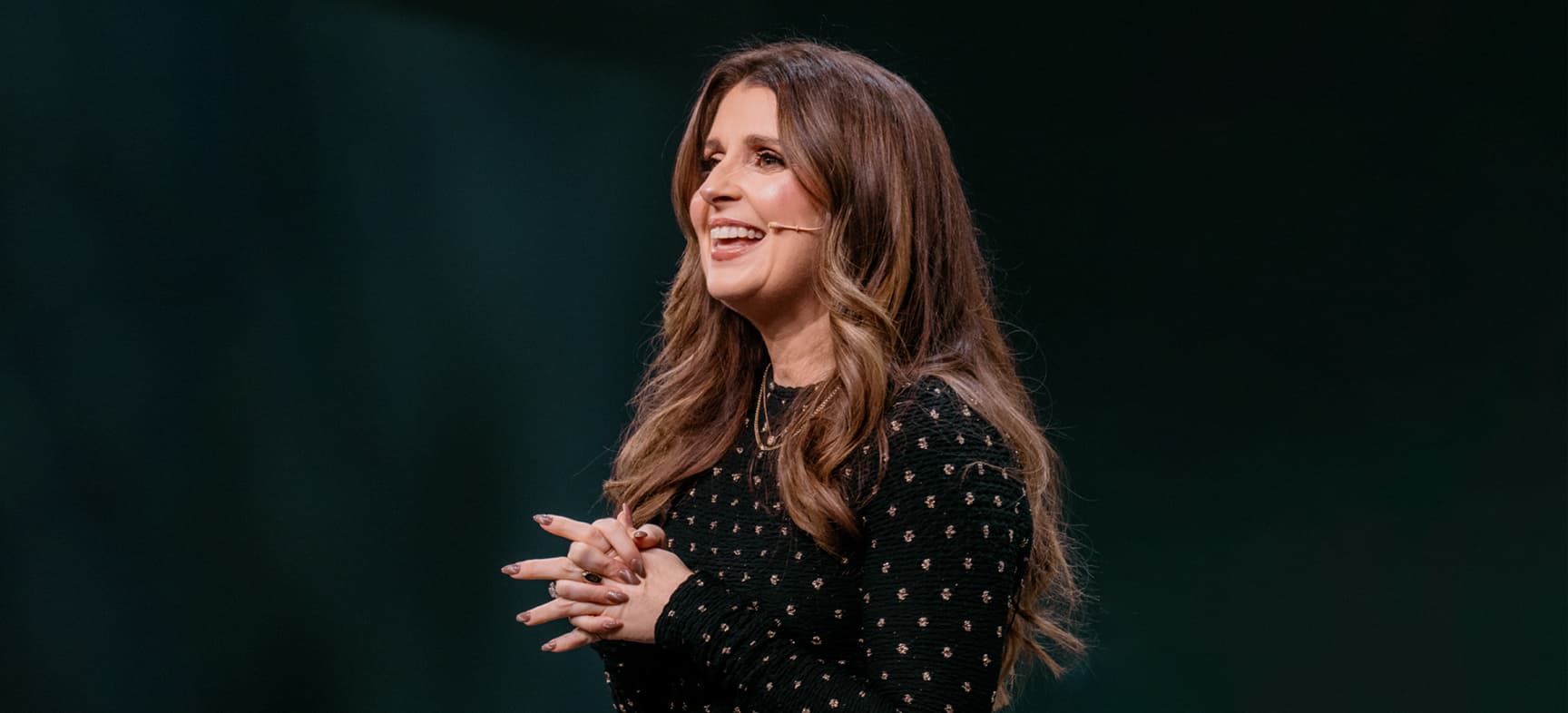 Holly Furtick preaching the sermon: 'God Wants To Show You (Holly Furtick)'